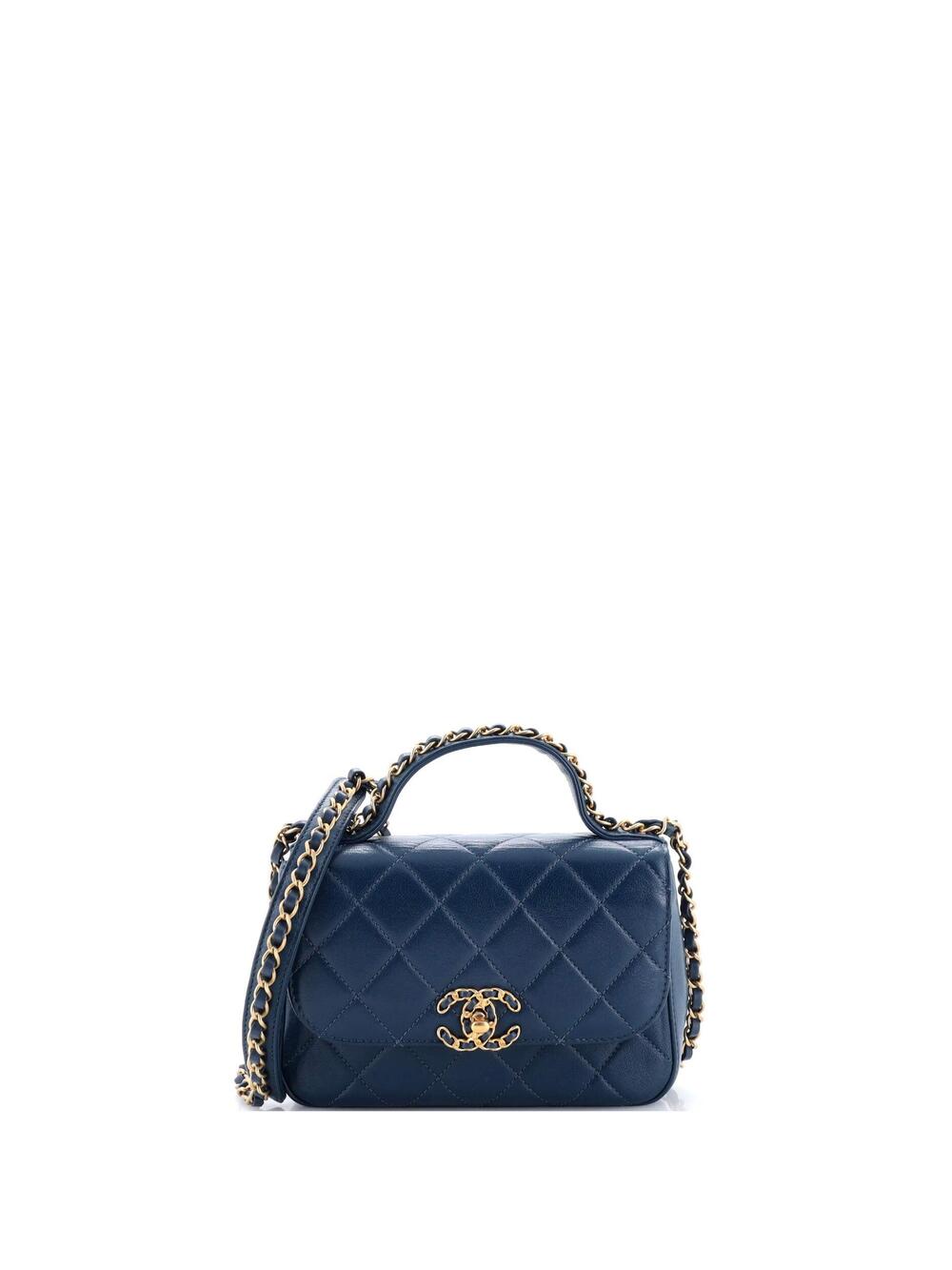 Chanel Chain Infinity Top Handle Bag #308165C40B